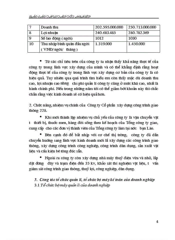 image for page tổ chức kế toán tại Công ty Cổ phần  xây dựng công trình giao thông 228