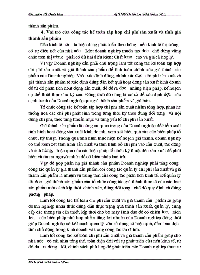 image for page Hoàn thiện Công Tác Kế toán hạch toán chi phí sản xuất và tính giá thành sản phẩm tại Công ty TNHH TM và XNK DVD