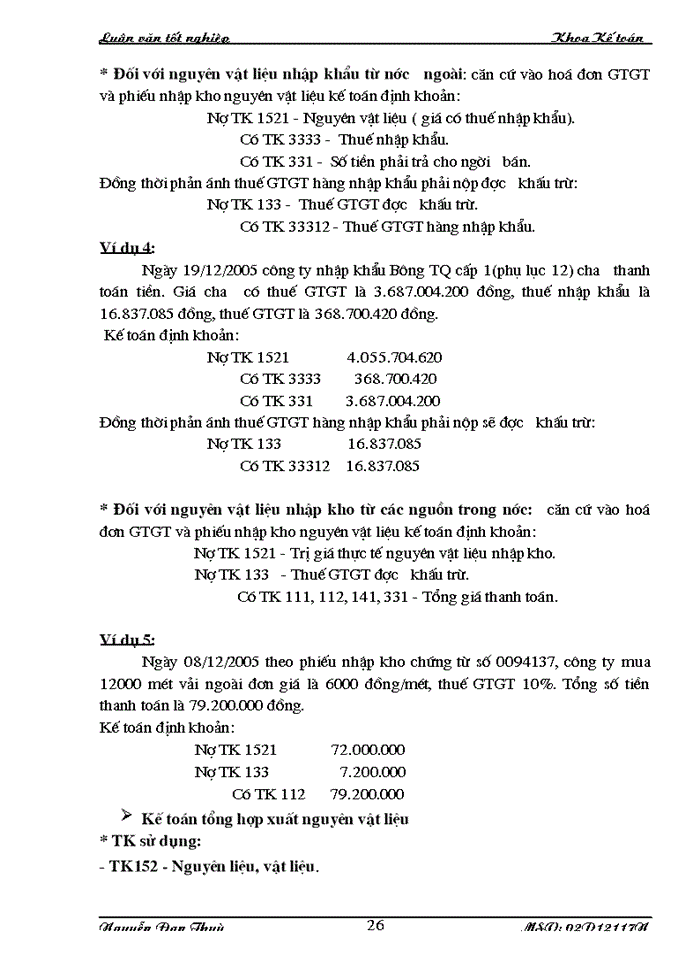 image for page Thực trạng tổ chức công tác kế toán nguyên vật liệu tại công ty dệt may Hà Nội