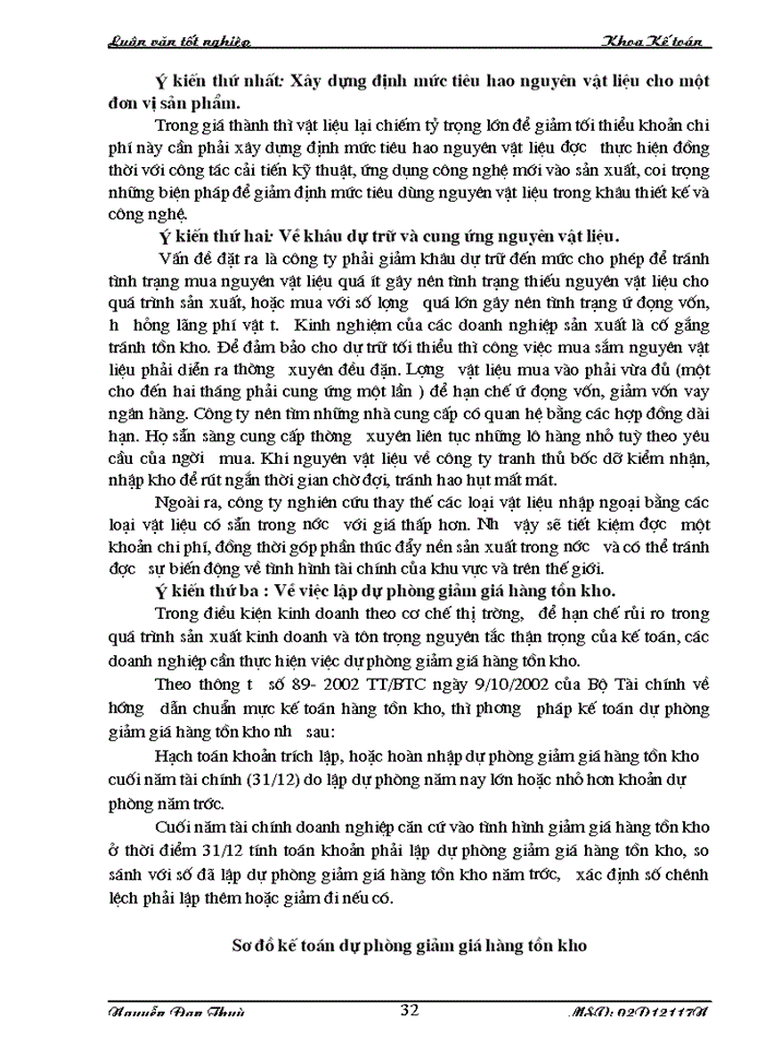 image for page Thực trạng tổ chức công tác kế toán nguyên vật liệu tại công ty dệt may Hà Nội