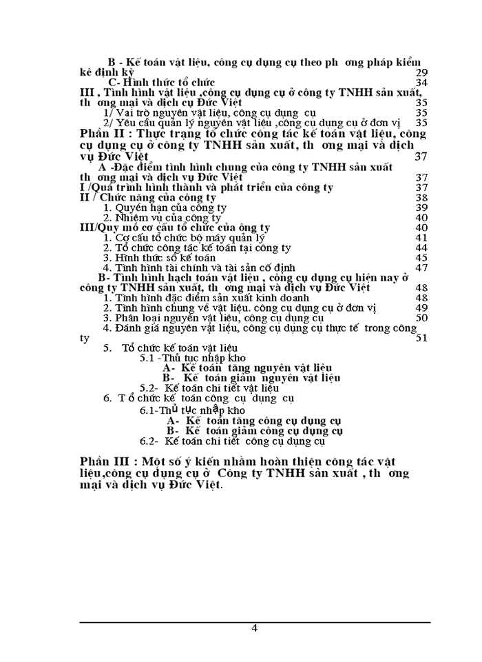 image for page Công tác kế toán nguyên vật liệu, công cụ dụng cụ tại công ty TNHH sản xuất, thương mại và dịch vụ Đức Việt