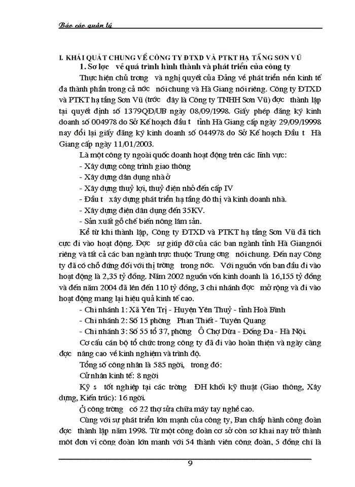 image for page Quản lý tài chính: chi phí sản xuất và giá thành sản phẩm tại Công ty ĐTXD và PTKT hạ tầng Sơn Vũ