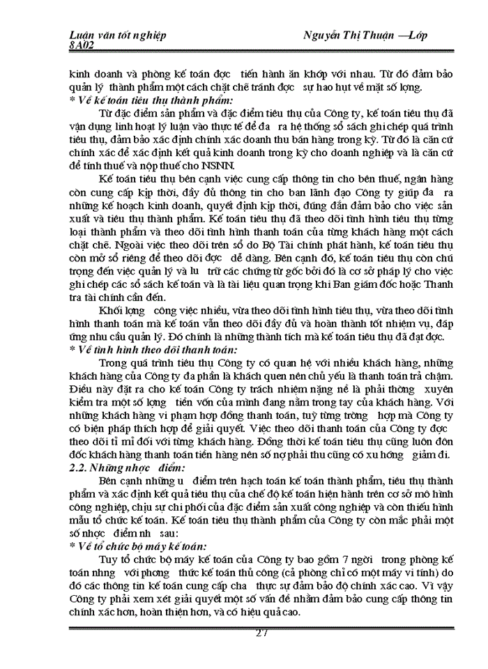 image for page Những vấn đề lý luận chung về công tác kế toán thành phẩm, tiêu thụ thành phẩm và xác định kết quả tiêu thụ trong các doanh nghiệp sản xuất