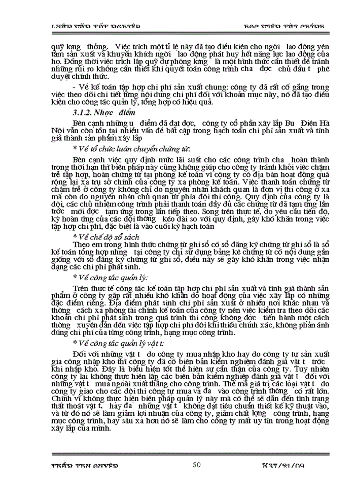 image for page Tổ chức kế toán tập hợp chi phí sản xuất và tính giá thành sản phẩm tại công ty cổ phần xây lắp Bưu Điện