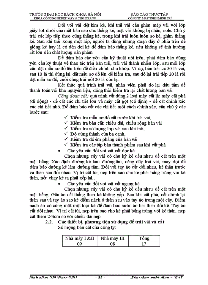 image for page Đề cương thực tập tốt nghiệp ngành công nghệ may & thời trang