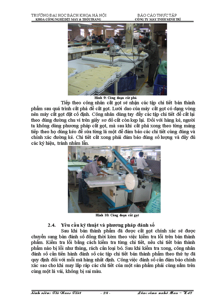 image for page Đề cương thực tập tốt nghiệp ngành công nghệ may & thời trang