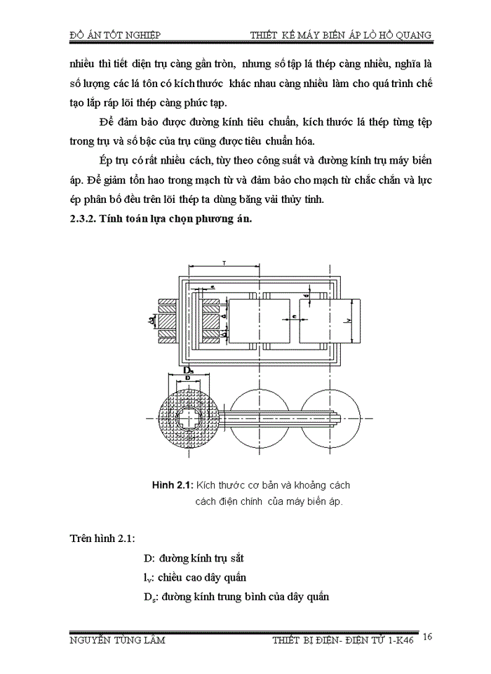 image for page Thiết kế máy biến áp dùng cho lò hồ quang luyện thép với công suất của máy biến áp là 10.000 KVA