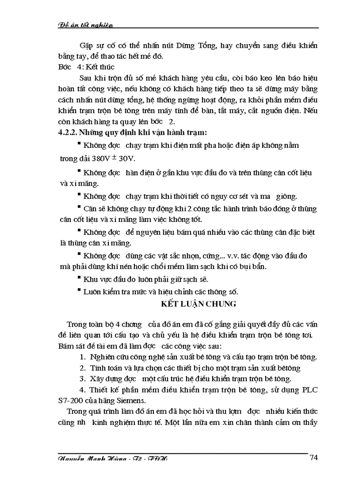 image for page Thiết kế trạm trộn bê tông 30m3/h dùng PLC S7-200