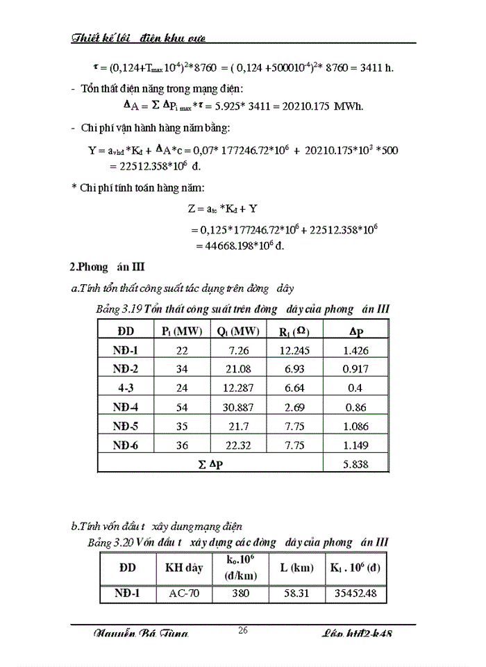 image for page Đồ án môn học Lưới điện