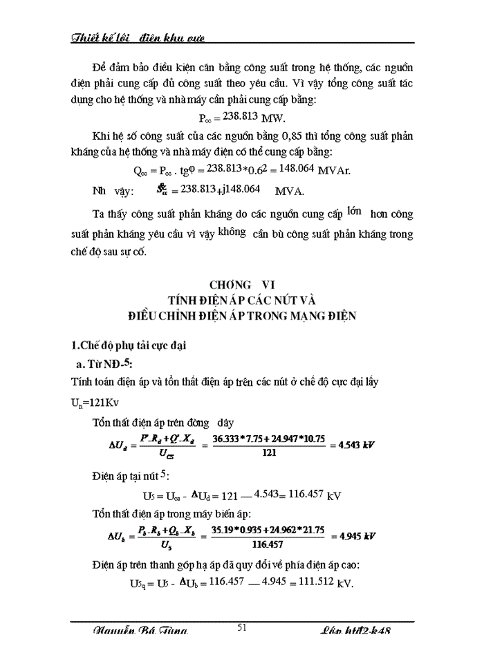 image for page Đồ án môn học Lưới điện