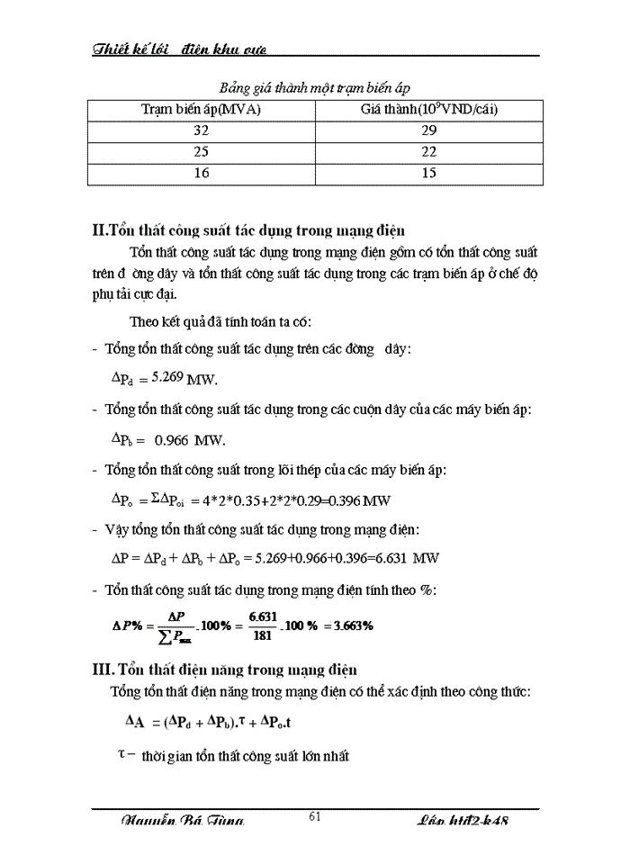 image for page Đồ án môn học Lưới điện