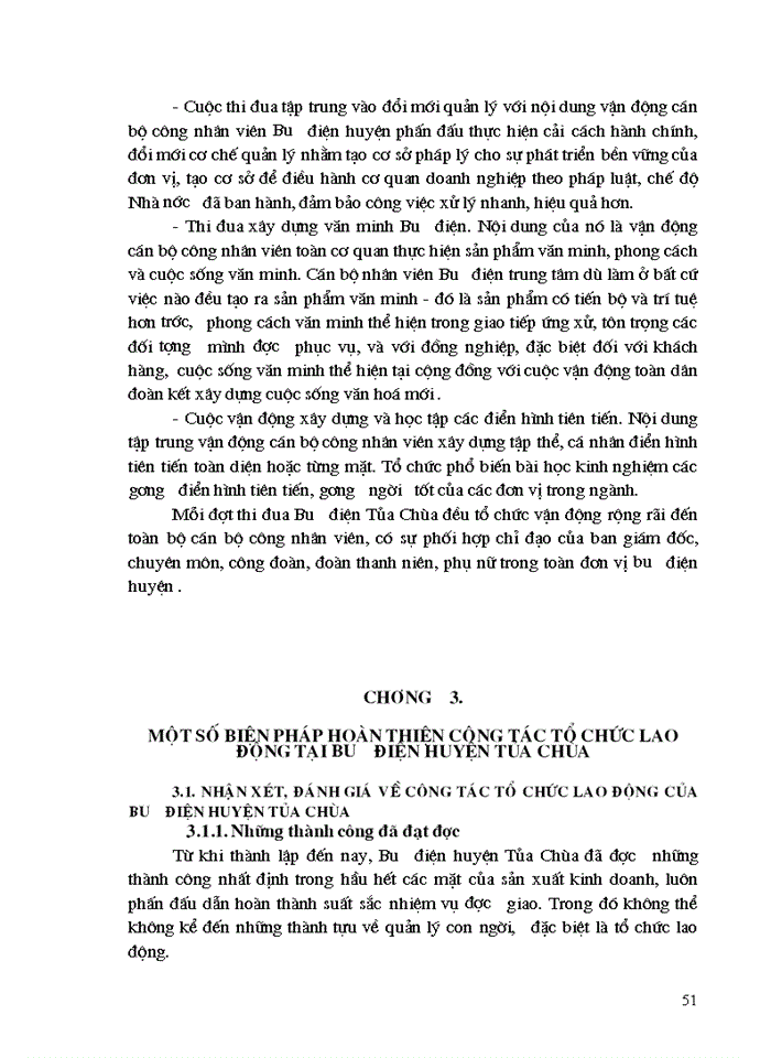image for page Các biện pháp hoàn thiện công tác tổ chức lao động tại Bưu điện huyện Tủa chùa