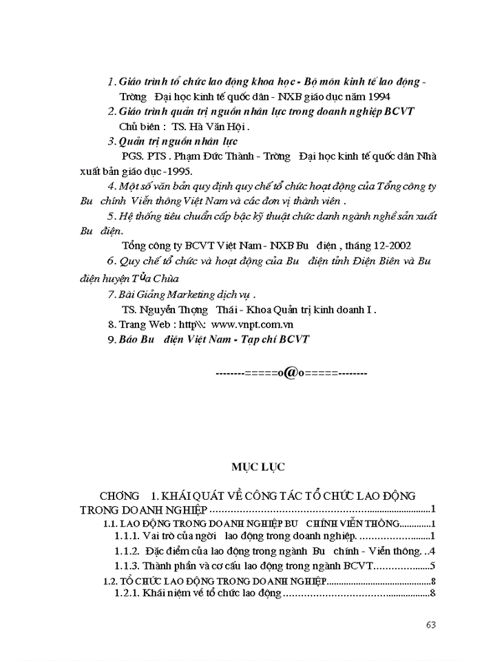 image for page Các biện pháp hoàn thiện công tác tổ chức lao động tại Bưu điện huyện Tủa chùa
