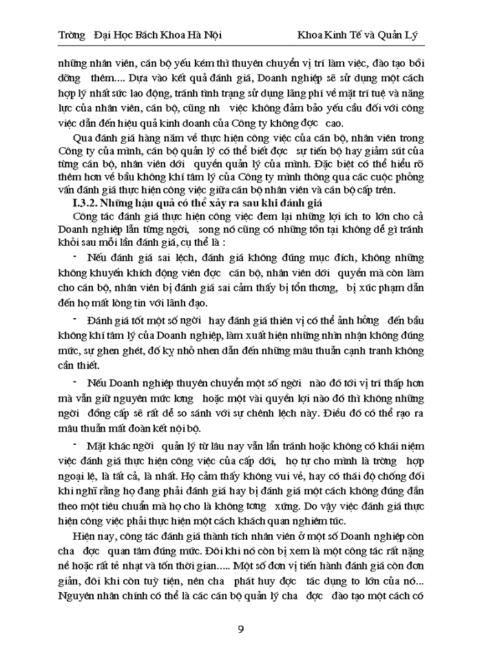 image for page Nghiên cứu và xây dựng chỉ tiêu đánh giá thực hiện công việc cho một số vị trí điển hình của cán bộ nhân viên ở Công ty xuất nhập khẩu cung ứng thiết bị vật tư đường sắt