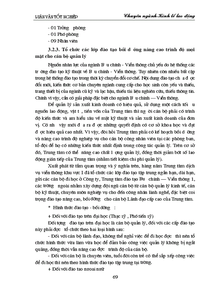 image for page Hoàn thiện tổ chức bộ máy quản lý ở Trung tâm dịch vụ viễn thông khu vực I