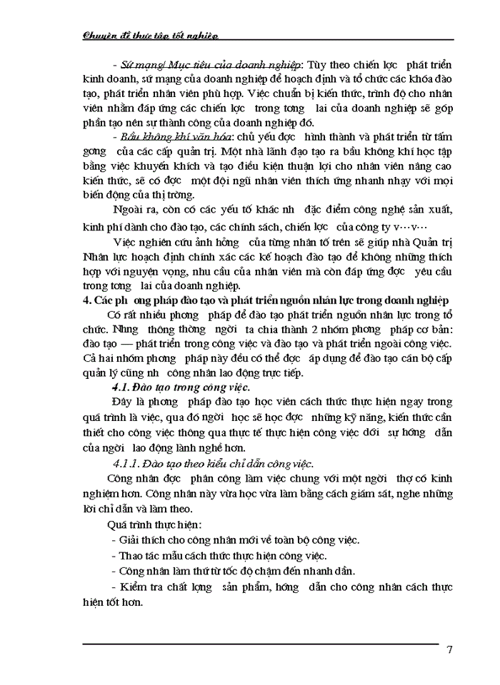 image for page ông tác đào tạo và phát triển nguồn nhân lực tại Xí nghiệp Thoát nước số 3 thuộc Công ty TNHH Nhà nước một thành viên thoát nước Hà Nội