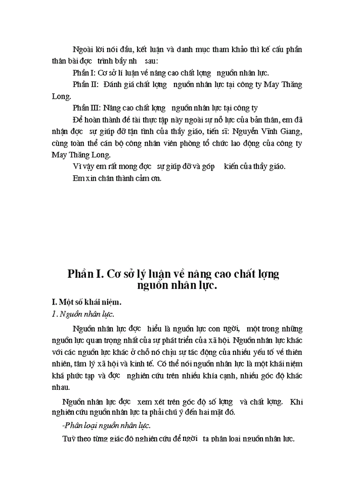 image for page Một số biện pháp nâng cao chất lượng nguồn nhân lực tại công ty cổ phần May Thăng Long
