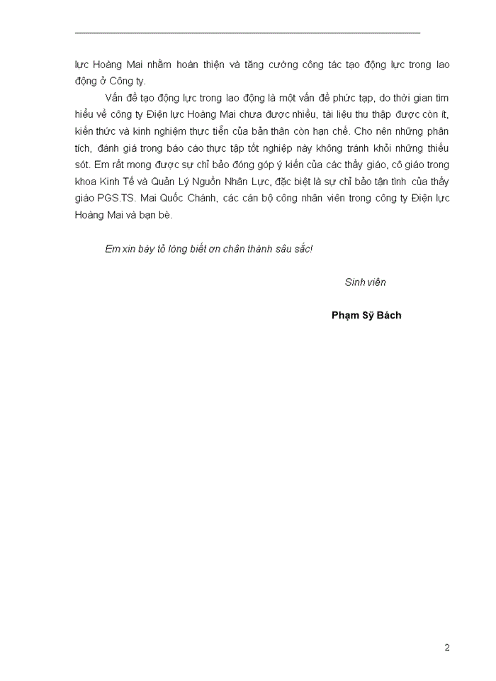 image for page Một số giải pháp nhằm tạo động lực cho người lao động tại Công ty Điện lực Hoàng Mai