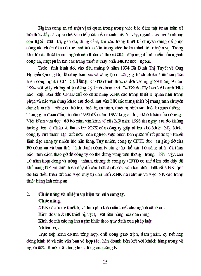 image for page Hoàn thiện tổ chức Marketing kinh doanh hàng NK các trang thiết bị chuyên ngành công an tại công ty TNHH phát triển công nghệ ( CFTD )