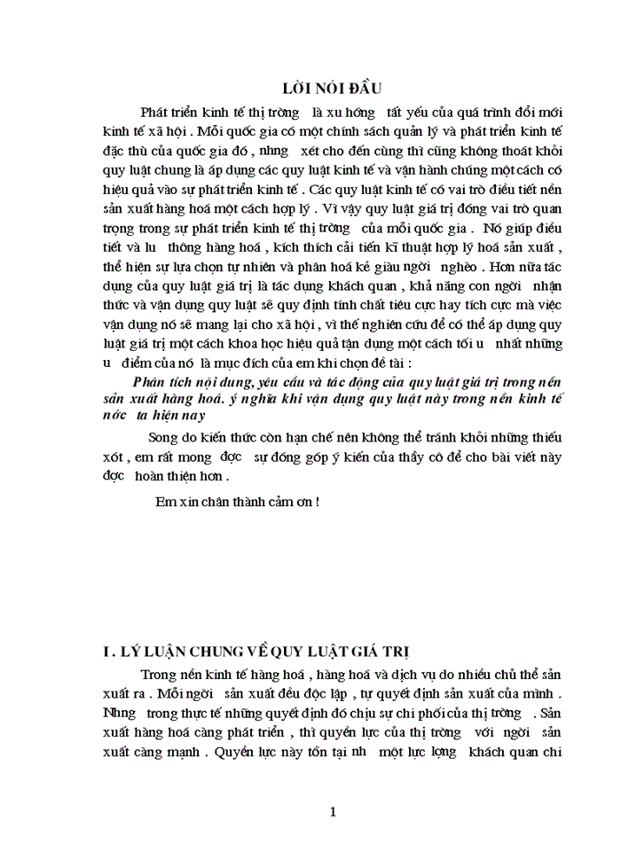image for page Phân tích nội dung, yêu cầu và tác động của quy luật giá trị trong nền sản xuất hàng hoá. ý nghĩa khi vận dụng quy luật này trong nền kinh tế nước ta hiện nay