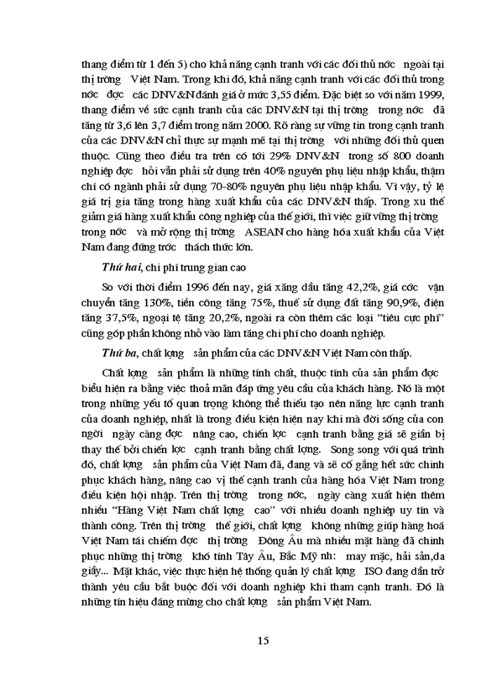 image for page Nâng cao năng lực cạnh tranh của các doanh nghiệp Việt Nam trong quá trình toàn cầu hoá