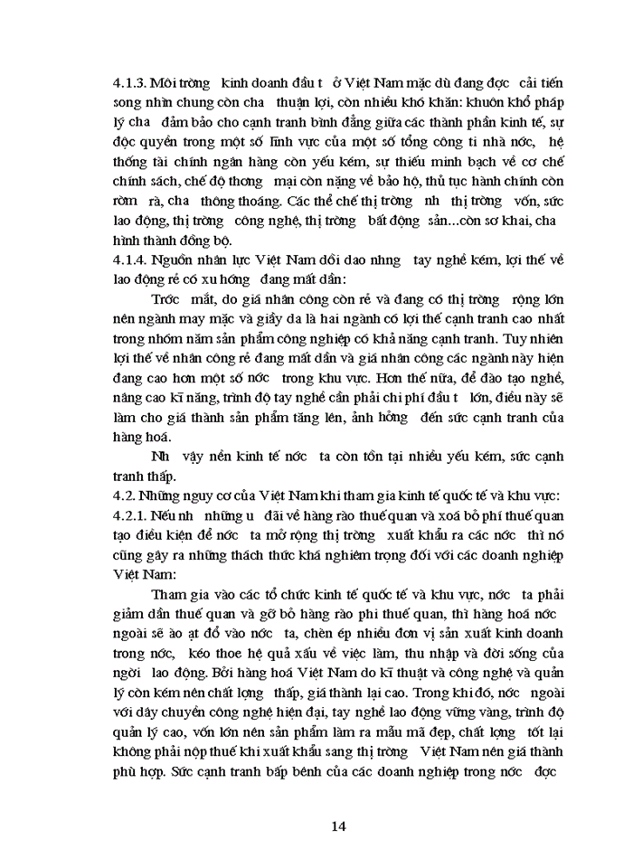 image for page Nền kinh tế hàng hoá nước ta trong quá trình hội nhập kinh tế quốc tế