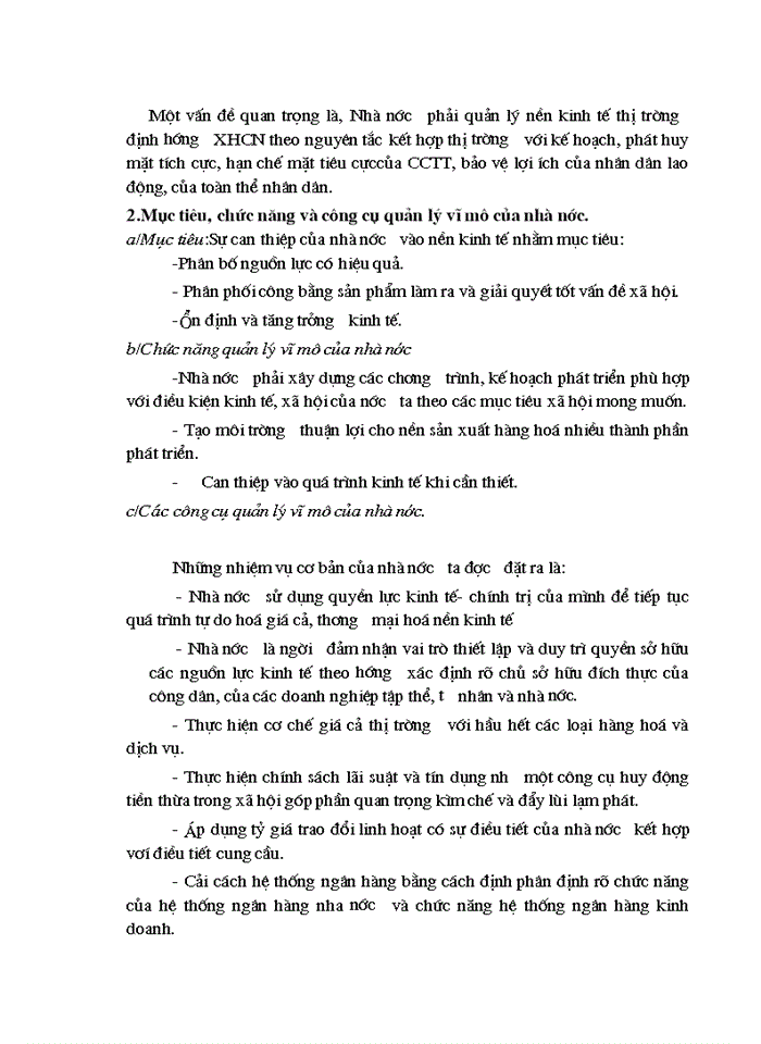 image for page Vai trò kinh tế của nhà nước trong nền kinh tế thị trường định hướng XHCN ở Việt Nam