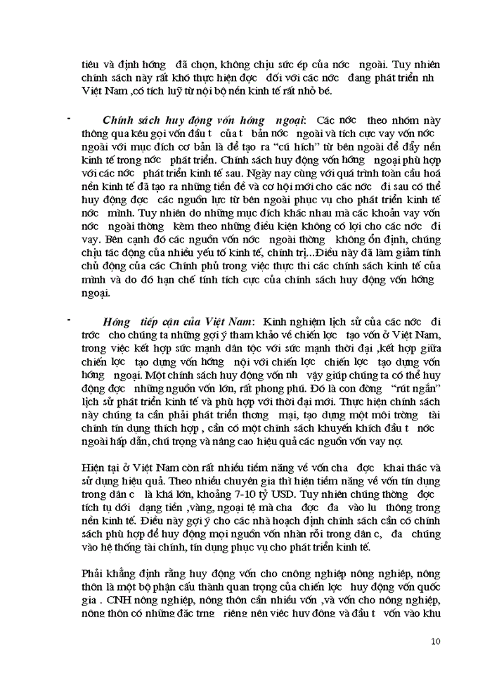 image for page Lý luận chung về vấn đề vốn trong quá trình công nghiệp hoá nông nghiệp,nông thôn