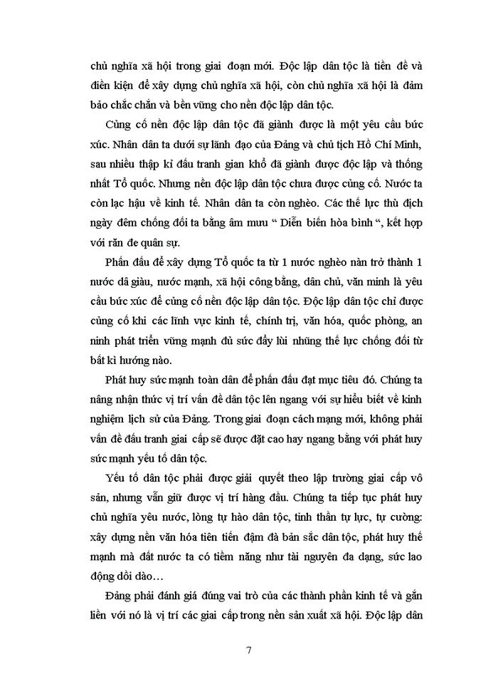 image for page Độc lập dân tộc gắn liền với chủ nghĩa xã hội là sự lựa chọn duy nhất đúng đắn của cách mạng việt nam. phân tích cơ sở khách quan và chứng minh cho luận điểm đó của đảng ta