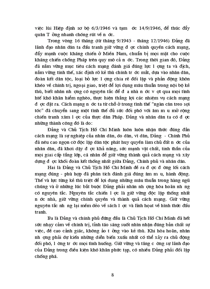 image for page Sự lãnh đạo - nhân tố chủ yếu quyết định mọi thắng lợi của cách mạng VIỆT NAM