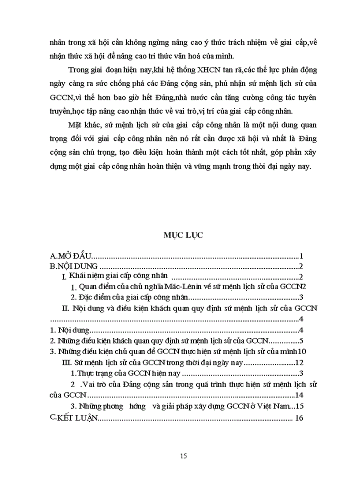 image for page Sứ mệnh lịch sử của GCCN trong thời đại ngày nay