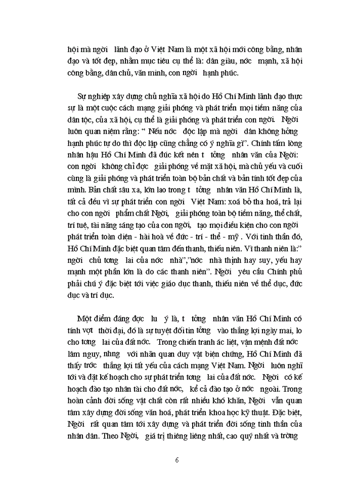 image for page Đôi nét về tư tưởng nhân văn của HỒ CHÍ MINH