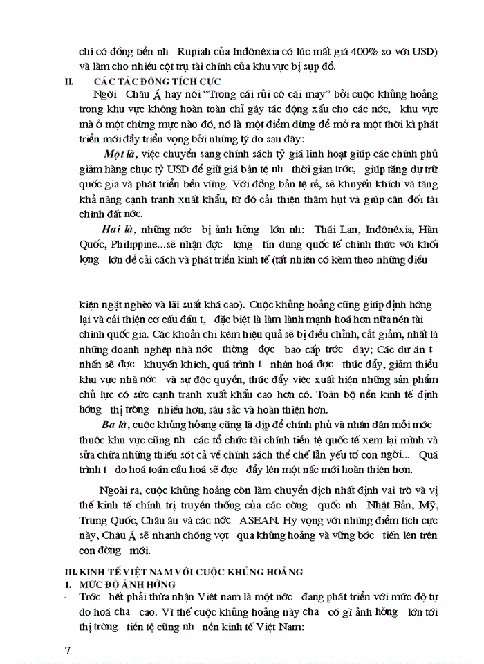image for page tác động của cuộc khủng hoảng đối với khu vực, thế giới và Việt Nam