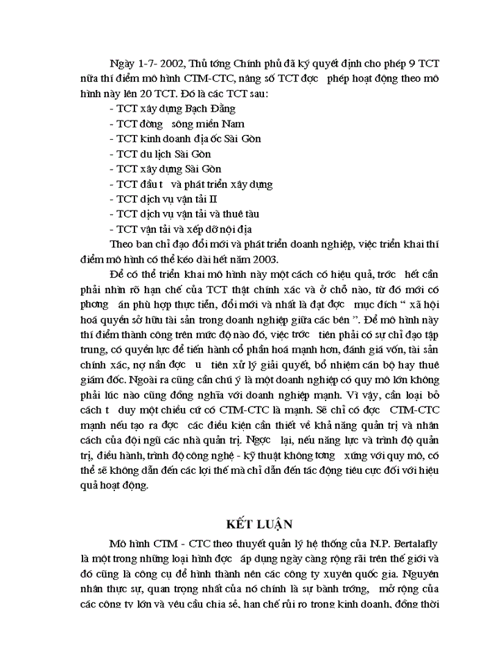 image for page Thuyết quản lý hệ thống của N.P. Berlatafly và sự vận dụng ở các doanh nghiệp Việt Nam
