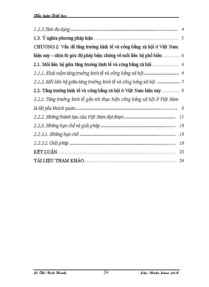 image for page Phép biện chứng về mối liên hệ  phổ biến, vận dụng phân tích mối liên hệ  giữa vấn đề tăng trưởng và công bằng xã hội  ở Việt Nam hiện nay