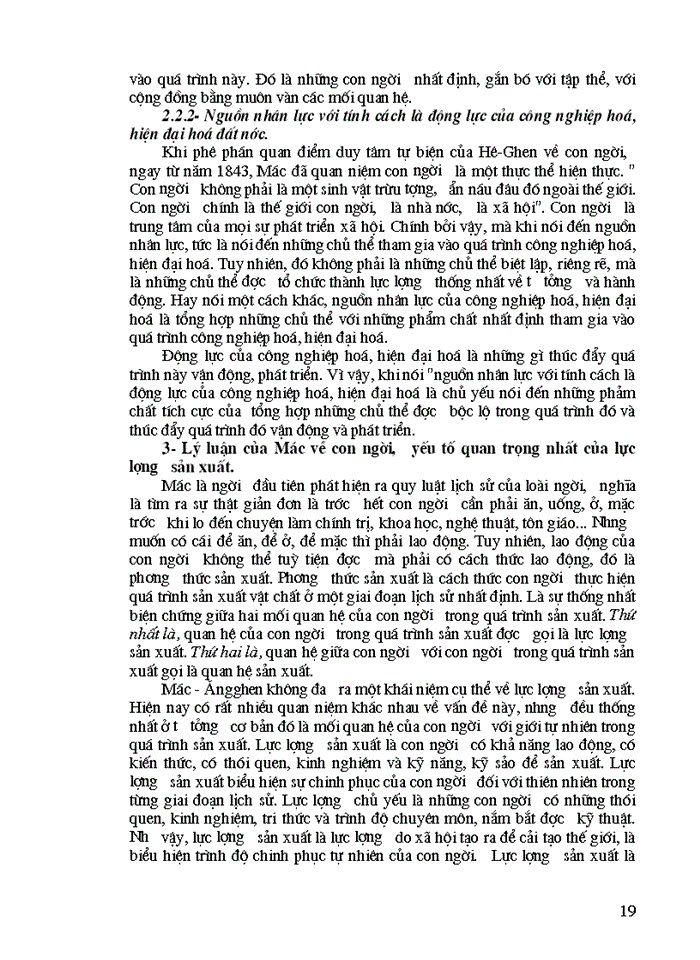 image for page Phân tích vấn đề con người trong triết học Mác - Lênin trong thời kỳ sự nghiệp công nghiệp hoá, hiện đại hoá đất nước