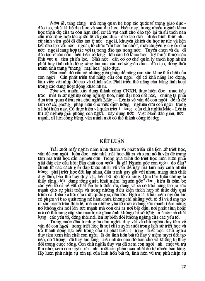 image for page Phân tích vấn đề con người trong triết học Mác - Lênin trong thời kỳ sự nghiệp công nghiệp hoá, hiện đại hoá đất nước