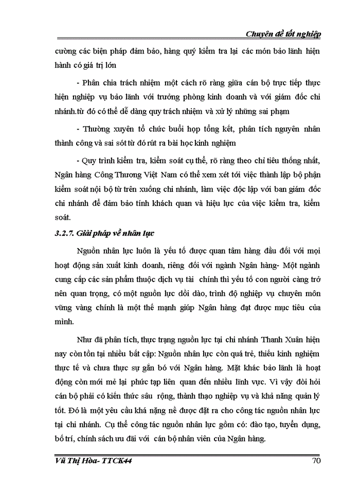 image for page Giải pháp nâng cao chất lượng hoạt động bảo lãnh tại chi nhánh Ngân hàng Công Thương Thanh Xuân