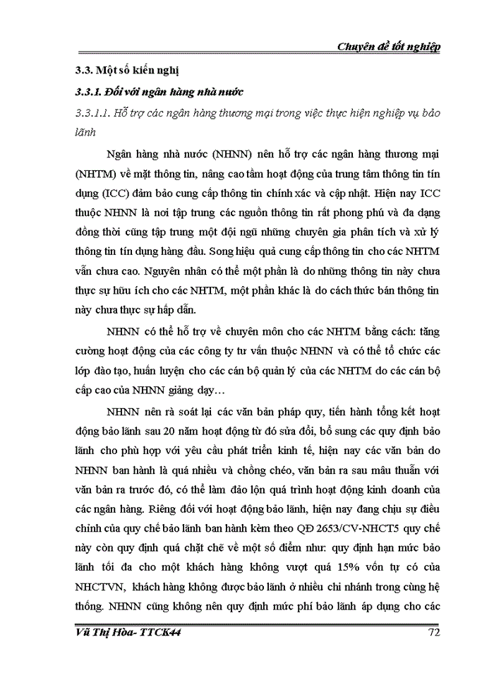 image for page Giải pháp nâng cao chất lượng hoạt động bảo lãnh tại chi nhánh Ngân hàng Công Thương Thanh Xuân