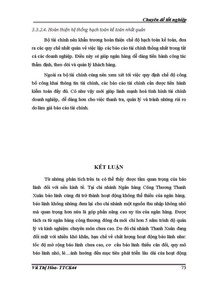 image for page Giải pháp nâng cao chất lượng hoạt động bảo lãnh tại chi nhánh Ngân hàng Công Thương Thanh Xuân