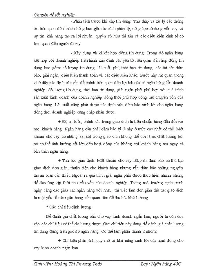 image for page Thực trạng cho vay kinh doanh ngắn hạn tại NHNo & PTNT Chi nhánh Nam Hà Nội