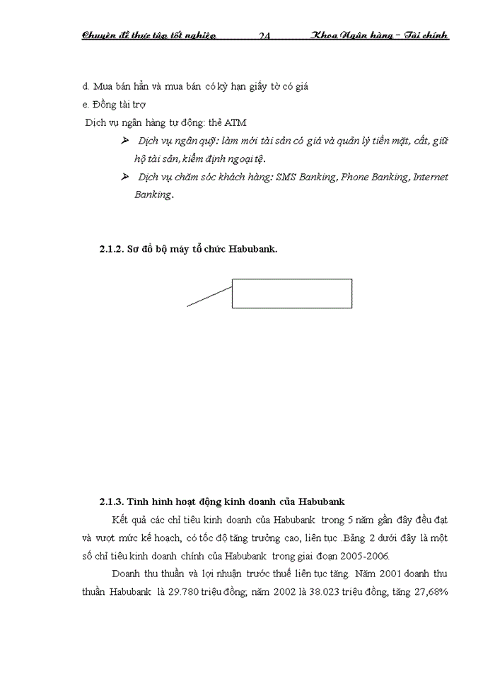 image for page Mở rộng hoạt động bảo lãnh tại ngân hàng thương mại cổ phần nhà Hà Nội