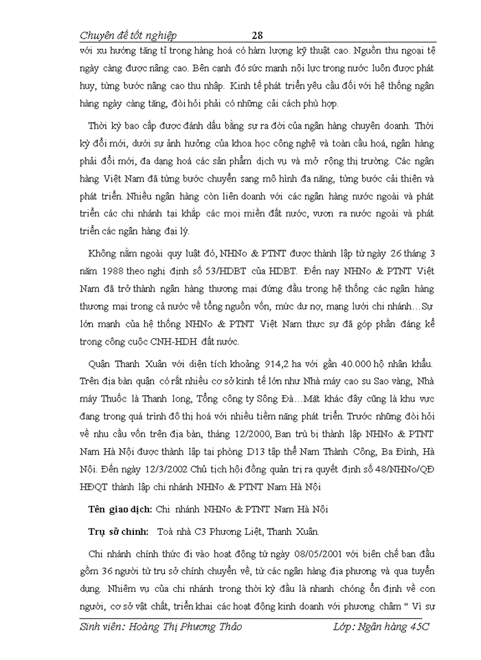 image for page Một số giải pháp nhằm nâng cao chất lượng cho vay ngắn hạn đối với doanh nghiệp tại NHNo&PTNT Chi nhánh Nam Hà Nội