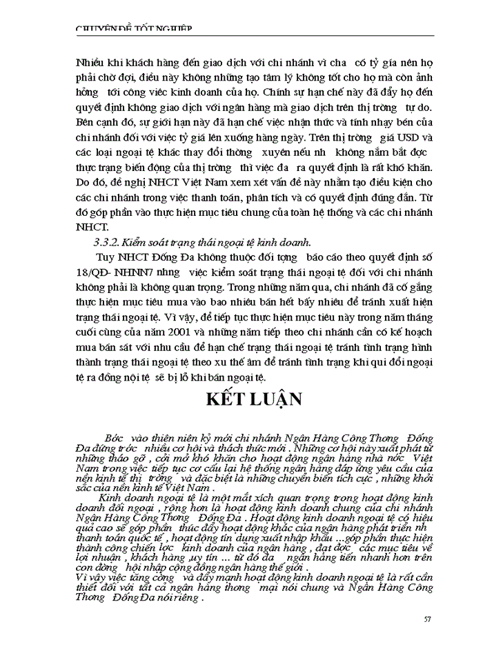image for page Một số giải pháp tăng cường hoạt động kinh doanh ngoại tệ tại Ngân Hàng Công Thương Đống Đa