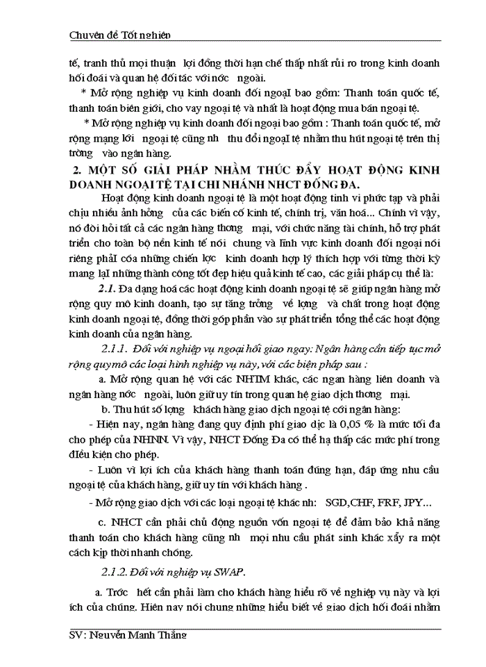 image for page Một số giải pháp nhằm thúc đẩy hoạt động kinh doanh ngoại tệ tại chi nhánh NHCT Đống Đa
