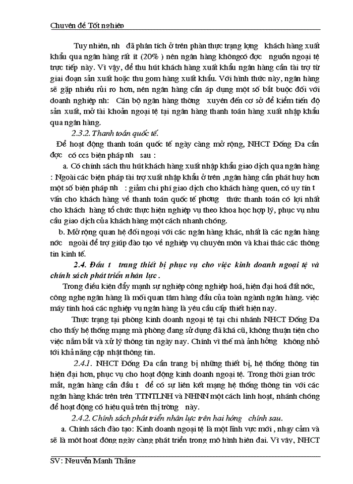 image for page Một số giải pháp nhằm thúc đẩy hoạt động kinh doanh ngoại tệ tại chi nhánh NHCT Đống Đa