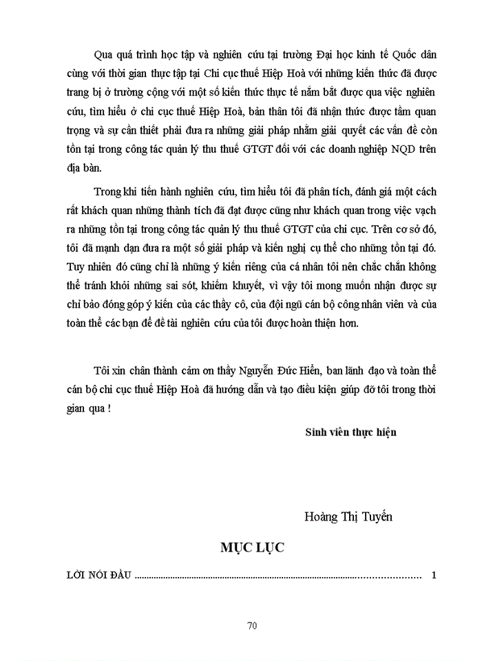 image for page Nâng cao hiệu quả công tác quản lý  thu thuế GTGT đối với các doanh nghiệp ngoài quốc doanh trên địa bàn huyện Hiệp Hoà - tỉnh Bắc Giang