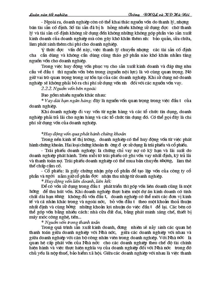 image for page Vốn kinh doanh và sự cần thiết phải tạo vốn kinh doanh của doanh nghiệp