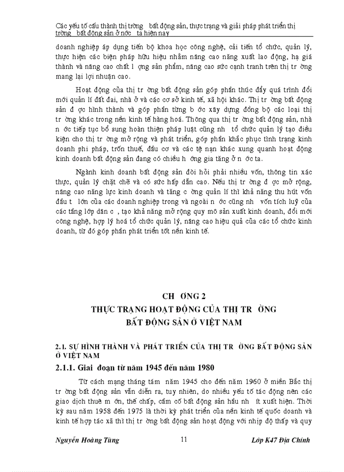 image for page Các yếu tố cấu thành thị trường bất động sản, thực trạng và giải pháp phát triển thị trường bất động sản ở nước ta hiện nay