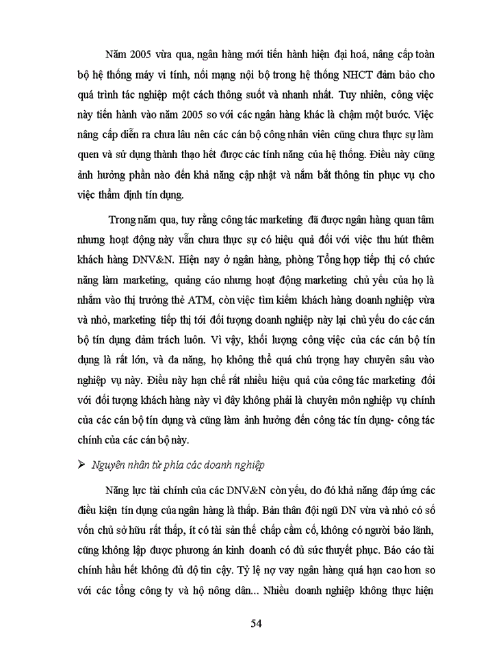 image for page Nâng cao chất lượng tín dụng đối với doanh nghiệp vừa và nhỏ tại Ngân hàng Công thương Thanh Xuân
